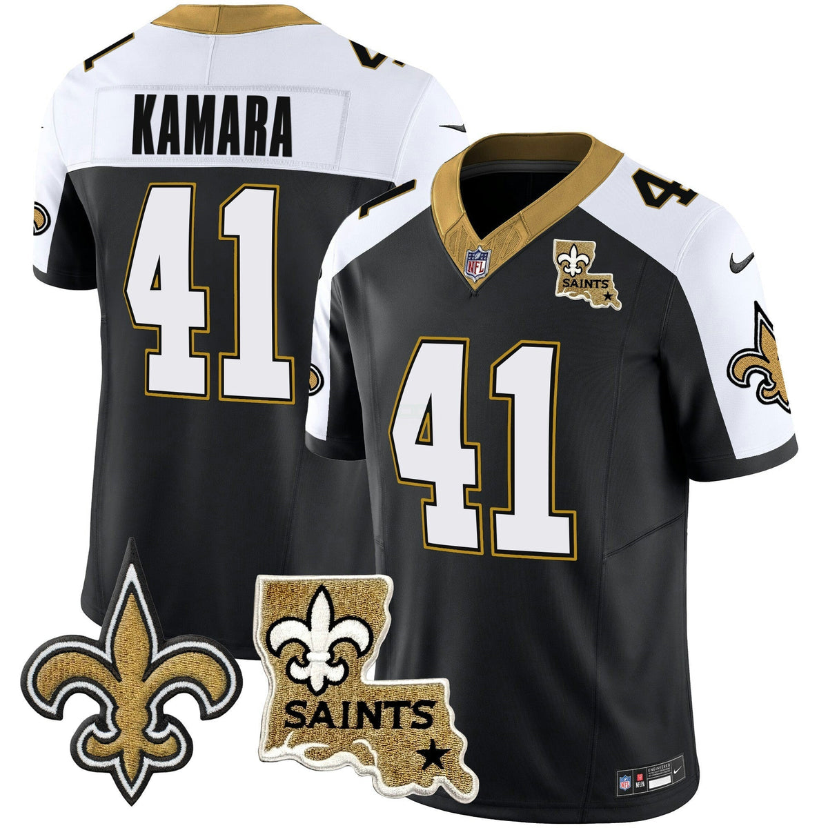 NFL Men’s Vapor Limited Jersey – New Orleans Patch