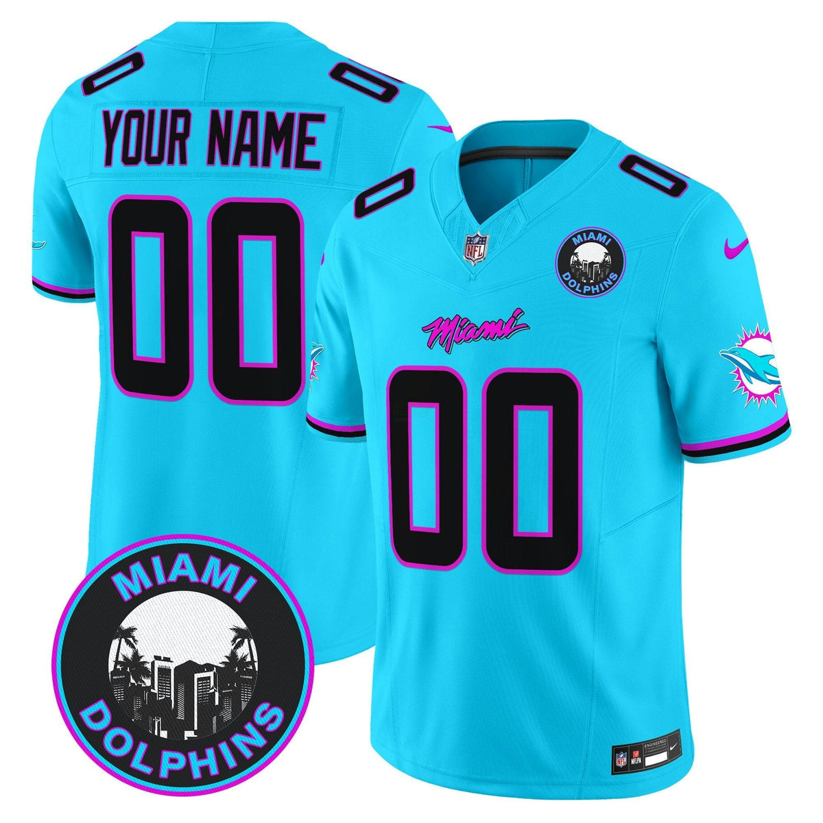 NFL “Miami Vice” Vapor Limited Jersey V3