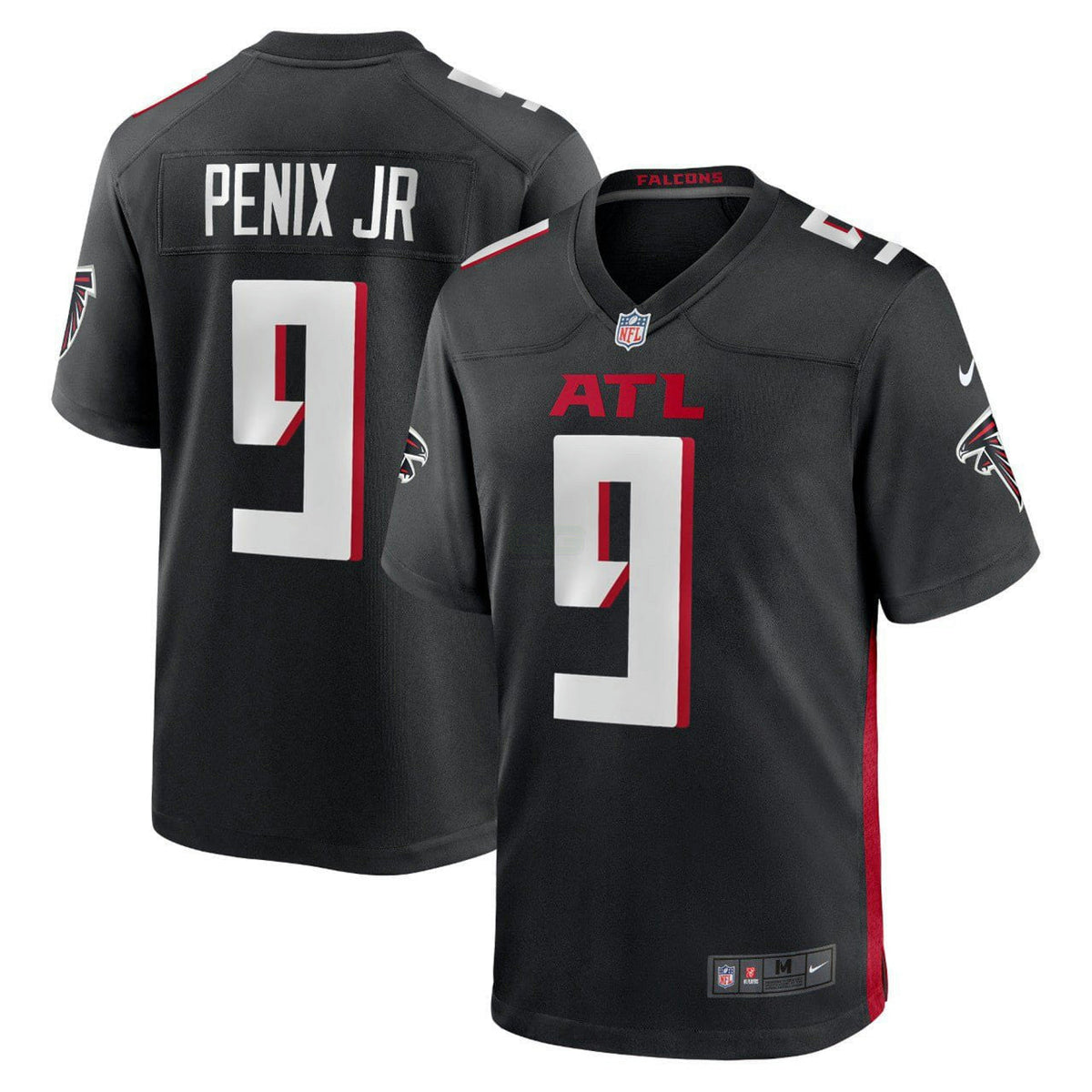 NFL Michael Penix Jr. Atlanta Black Game Jersey - Michael Penix Jr.