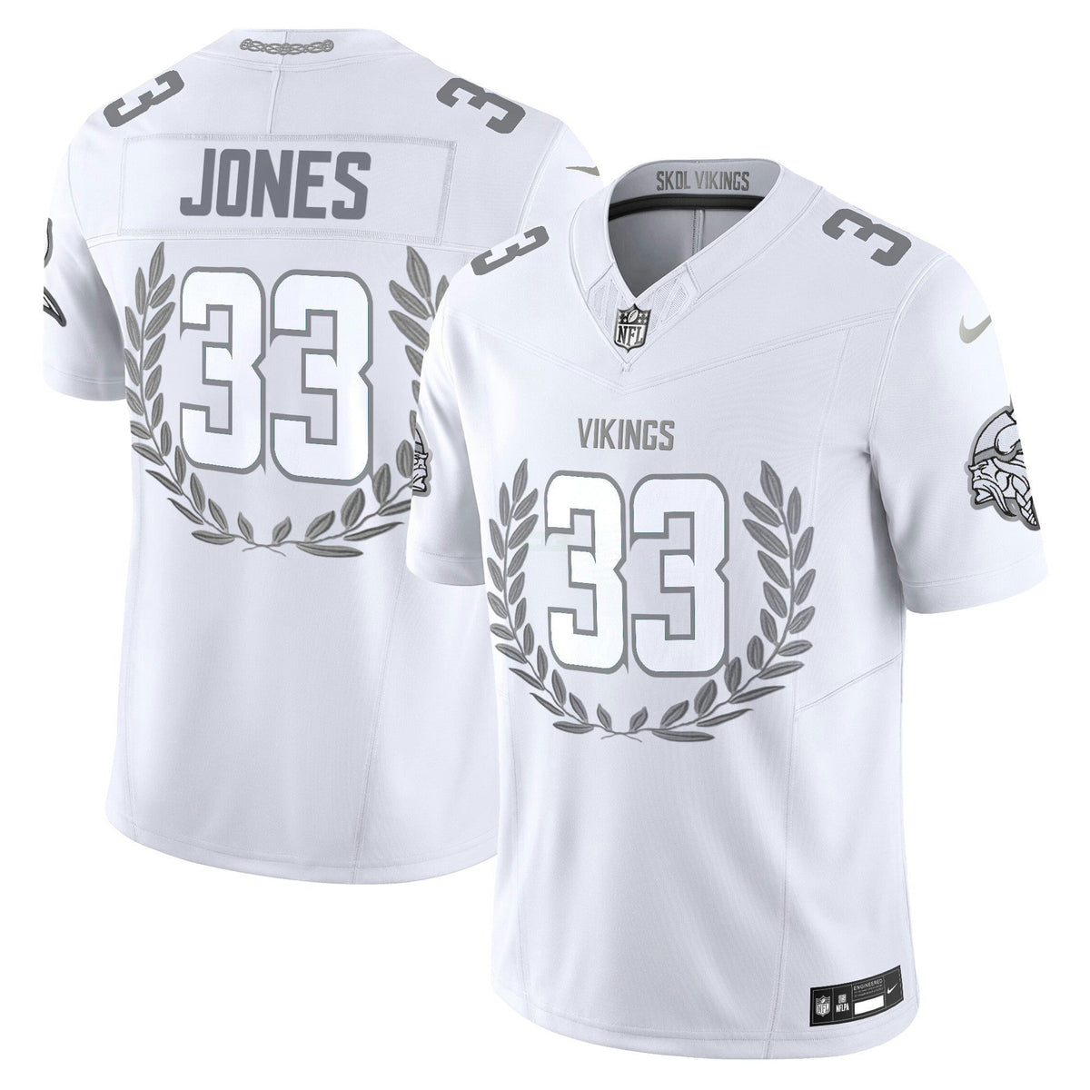 NFL Minnesota Platinum MVP Vapor Limited Jersey