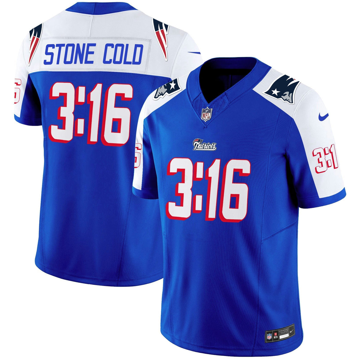 NFL New England Stone Cold Steve Austin Jersey