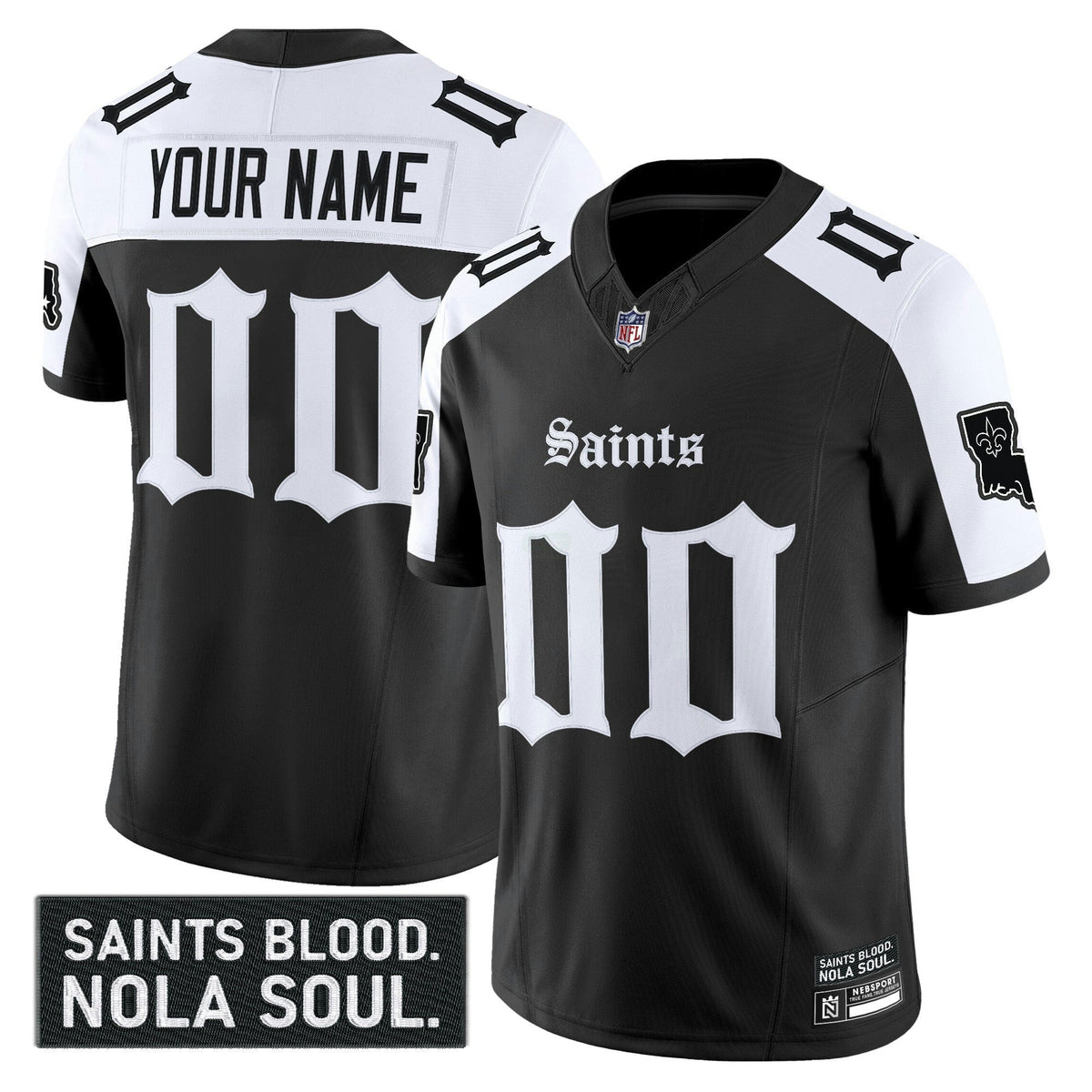 NFL New Orleans ‘Gothic Vieux Carré Edition’ Vapor Jersey