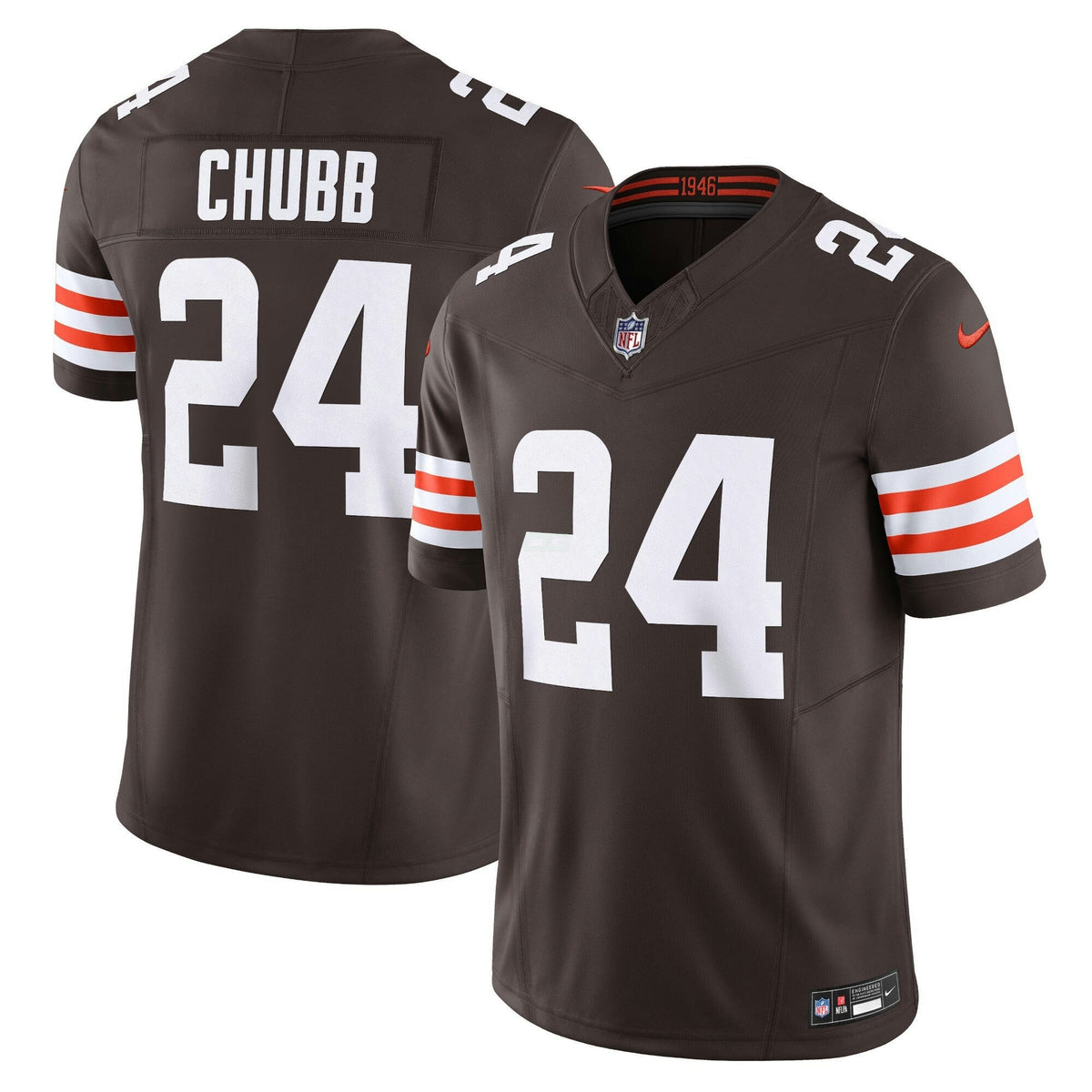 NFL Nick Chubb Cleveland Vapor F.U.S.E. Limited Jersey