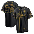 NFL Niner Faithful #808 San Francisco Black Gold Jersey - Black Gold