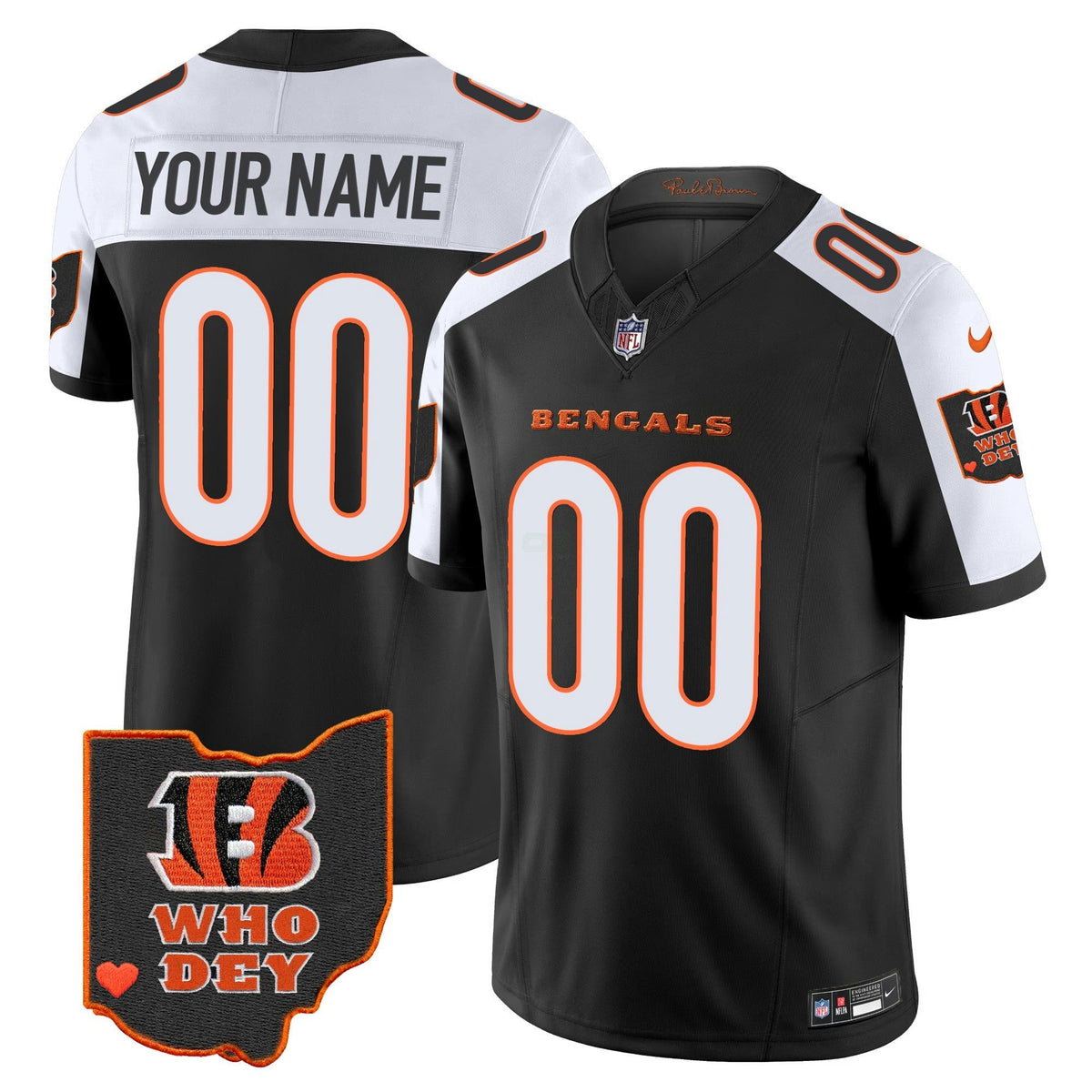 NFL Ohio Patch Vapor Limited Jersey V2