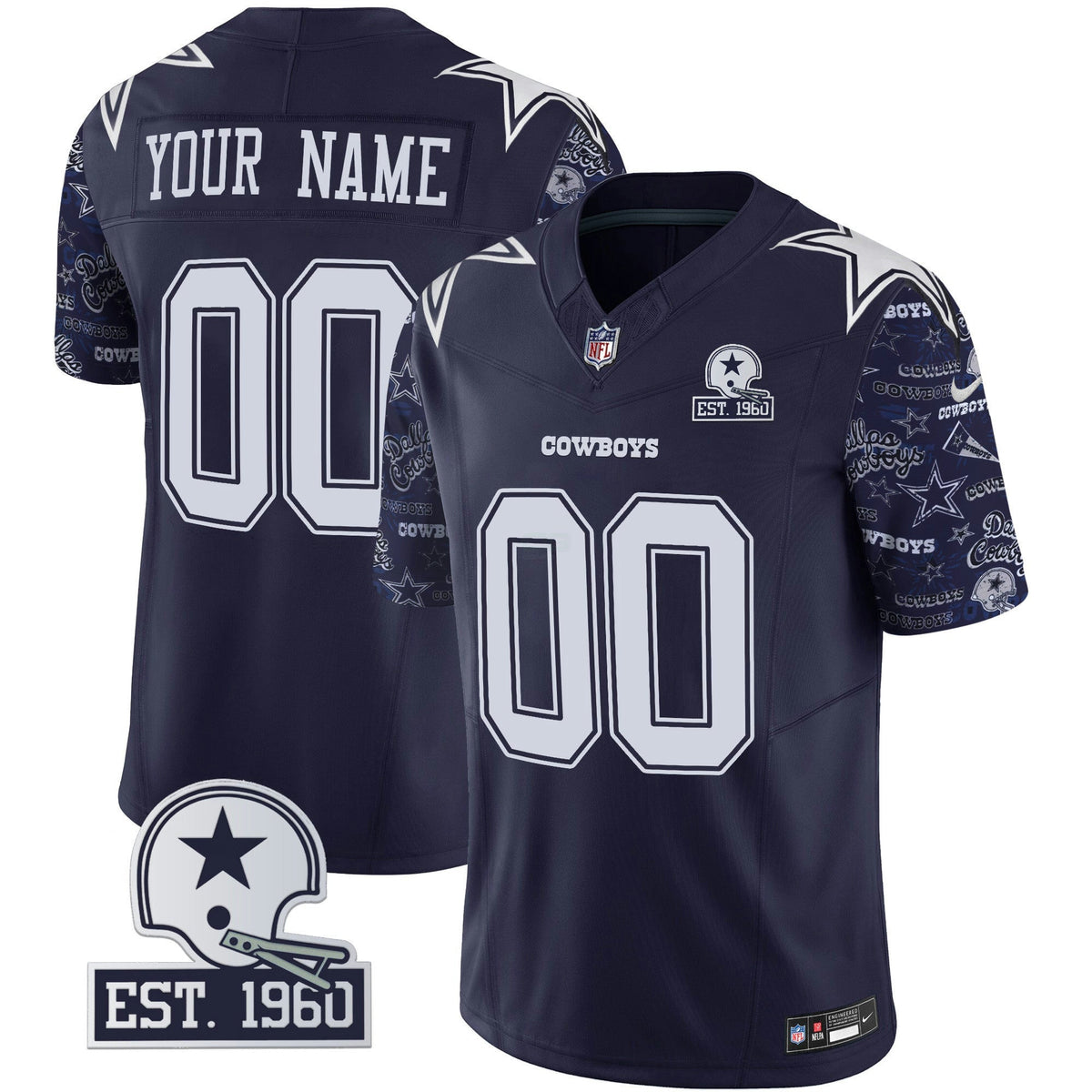 NFL Pattern Style Vapor Limited Jersey