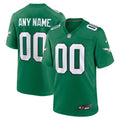 NFL Philadelphia Alternate Custom Game Jersey – Kelly Green