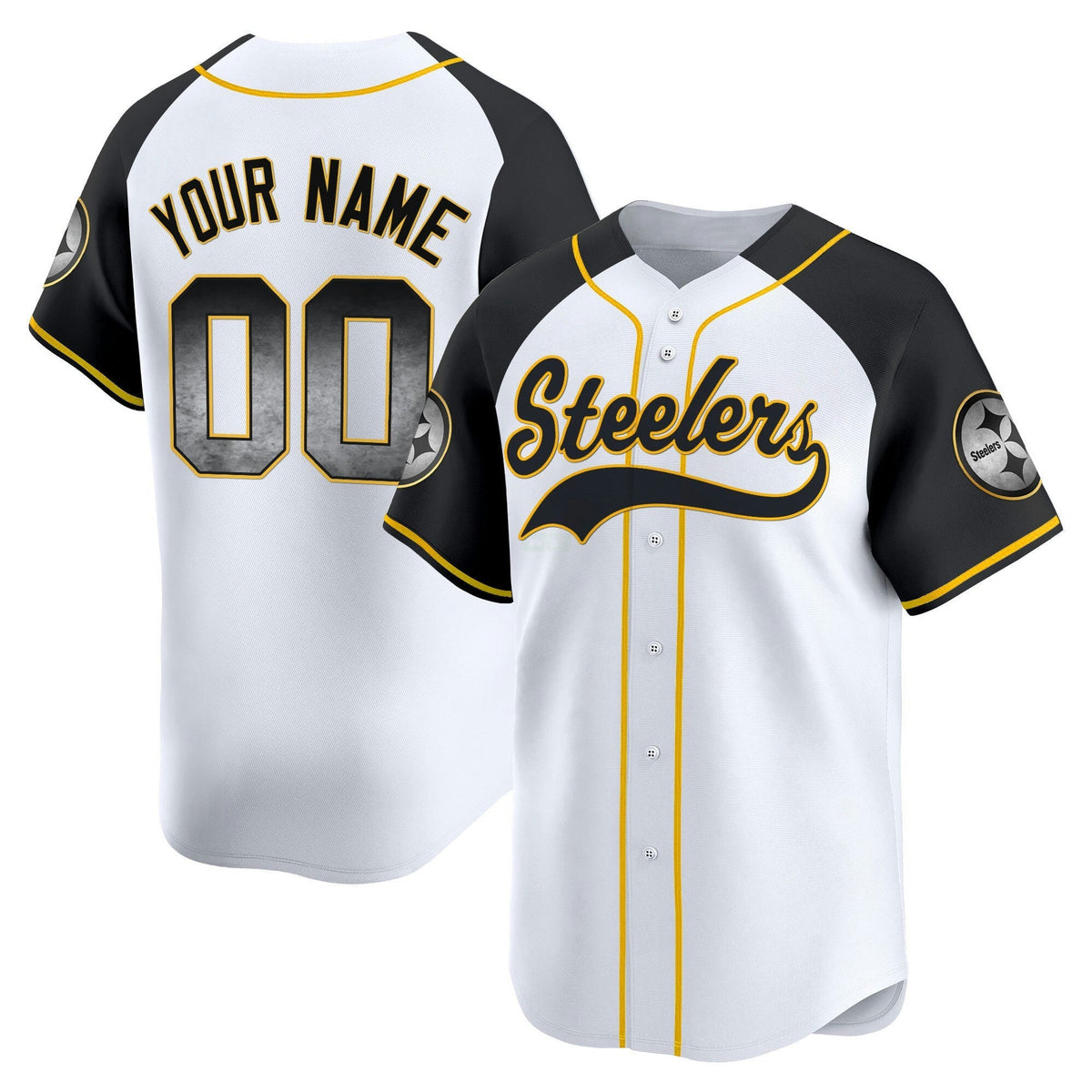 NFL Pittsburgh Arch Smoke Vapor Jersey