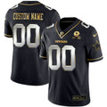 NFL Black Limited Custom Name and Number Jersey - Black Limited