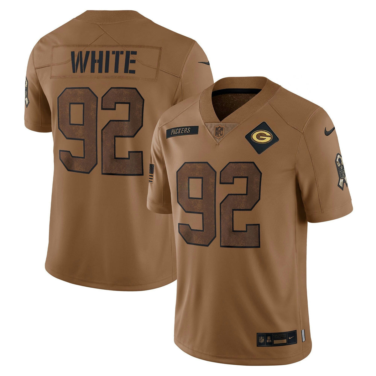 NFL Reggie White Green Bay 2023 Salute To Service Limited Jersey - Salute To Service