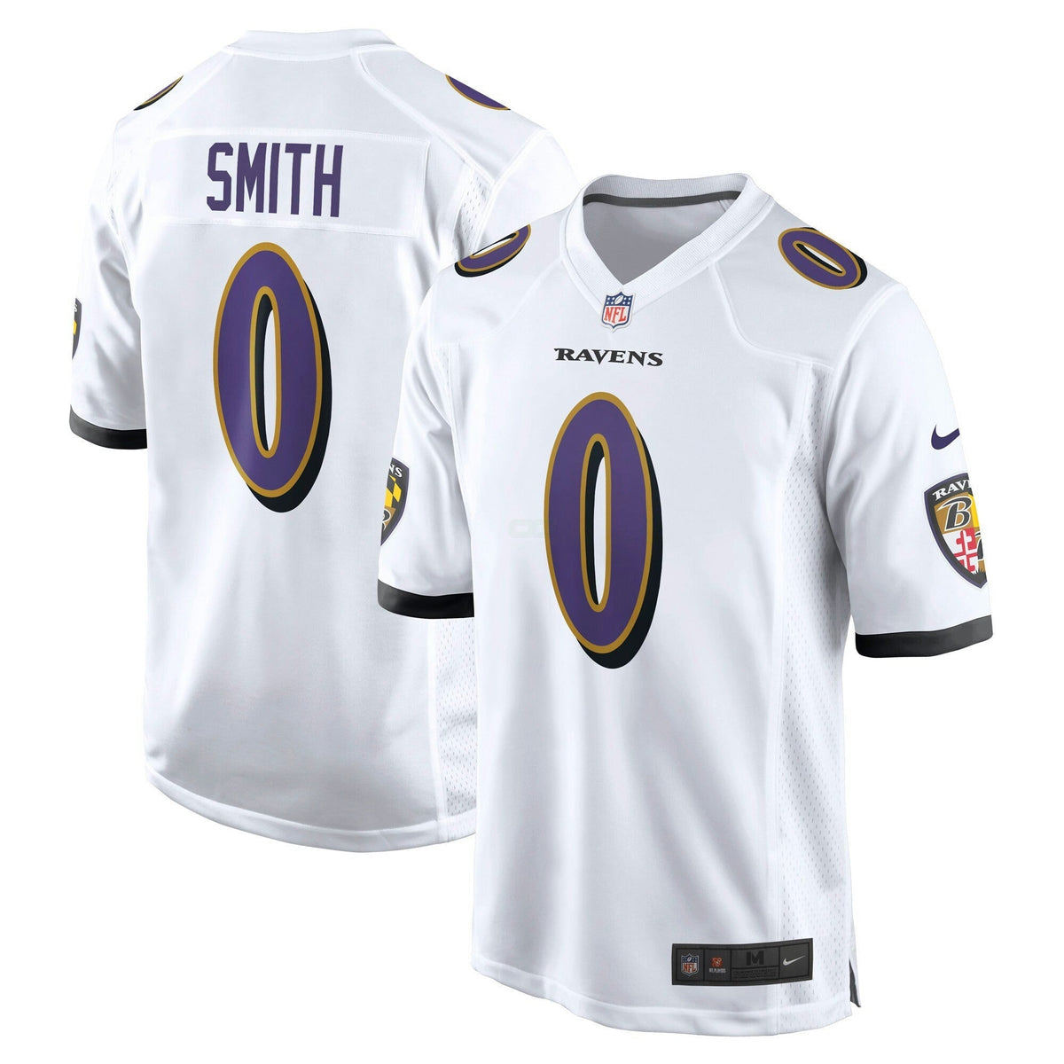 NFL Roquan Smith Baltimore White Jersey