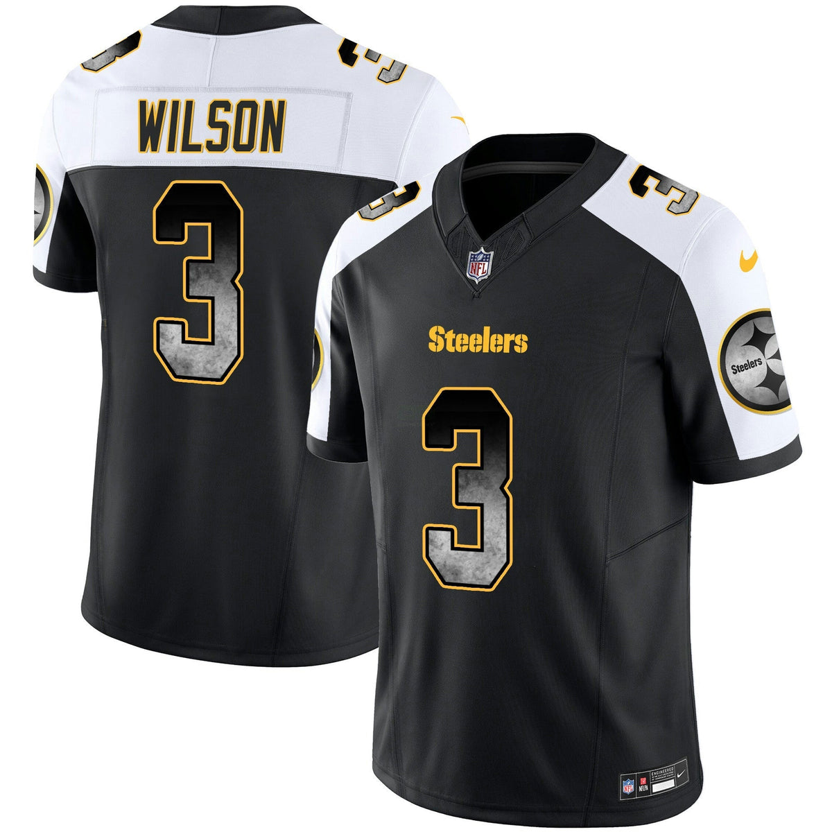 NFL Russell Wilson Arch Smoke Vapor Jersey