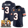 NFL Russell Wilson Denver Super Bowl 50 Patch Vapor Jersey
