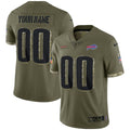 Jersey NFL Buffalo Bills Salute To Service Custom Name and Number - Salute To Service