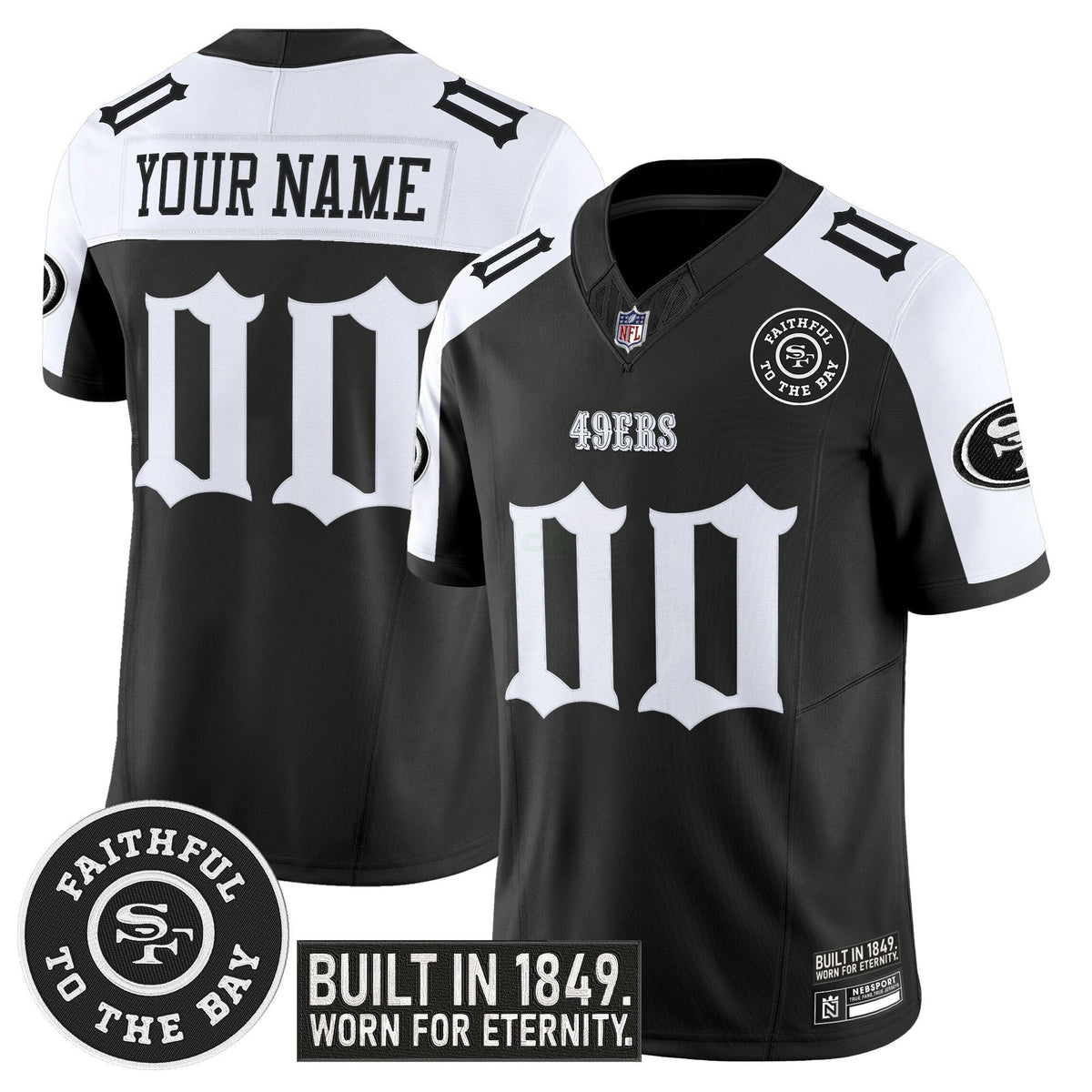 NFL San Francisco ‘Fog City Gothic Edition’ Vapor Limited Jersey