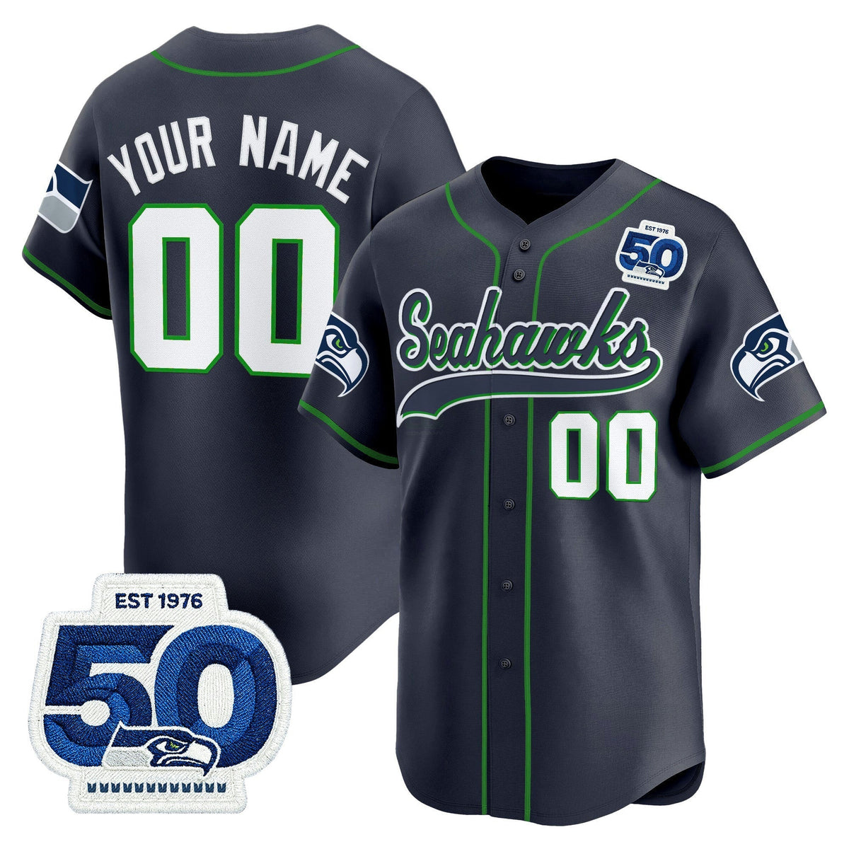 NFL Seattle 50th Anniversary Vapor Jersey