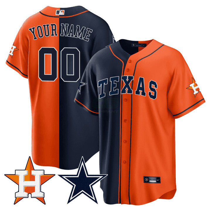 NFL Split Astros – Cool Base Jersey - White