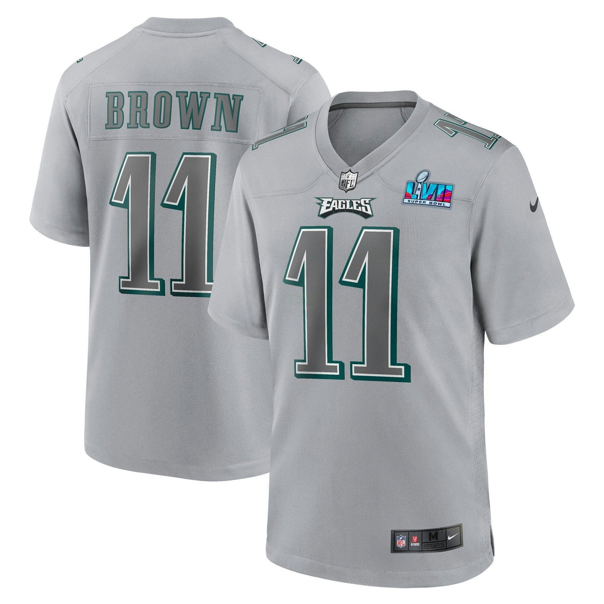 NFL Super Bowl LVII Patch Atmosphere Game Jersey – Gray