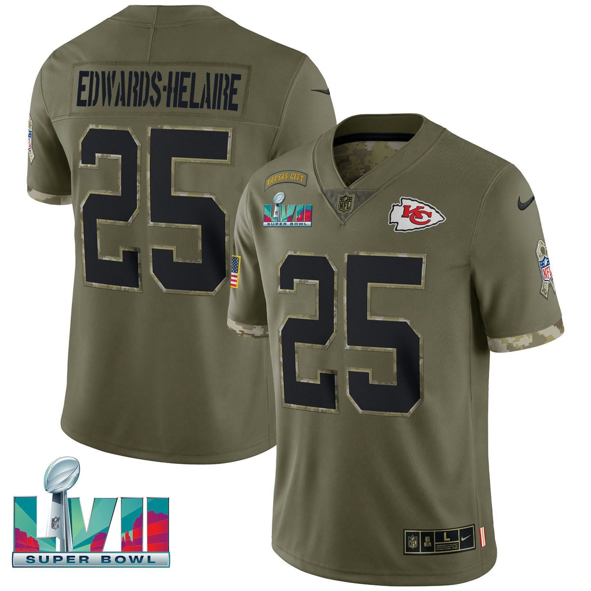 NFL Super Bowl LVII Salute To Service Player Jersey