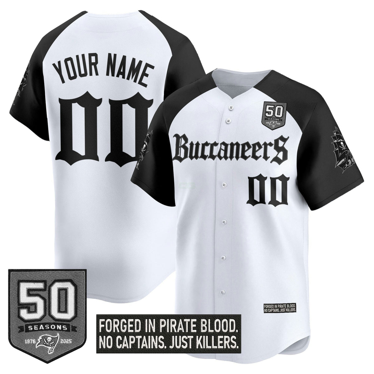 NFL Tampa Bay ‘Gothic Pirate Shadows Edition’ Vapor Jersey