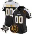 NFL Texas & John Madden Patch Gold Trim Vapor Jersey