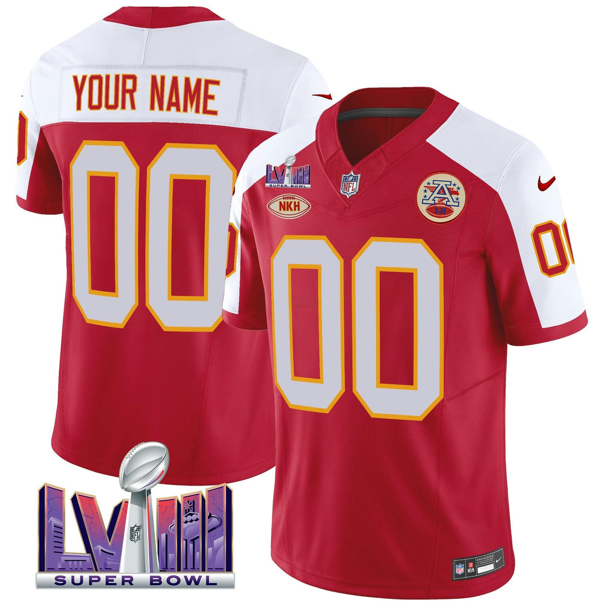 NFL Throwback Super Bowl LVIII Vapor Jersey