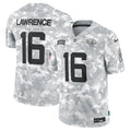 NFL Trevor Lawrence Jacksonville 2024 Salute to Service Vapor Limited Jersey – Arctic Camo - Arctic Camo