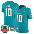NFL Tyreek Hill Miami Shula 347 Patch Vapor Jersey