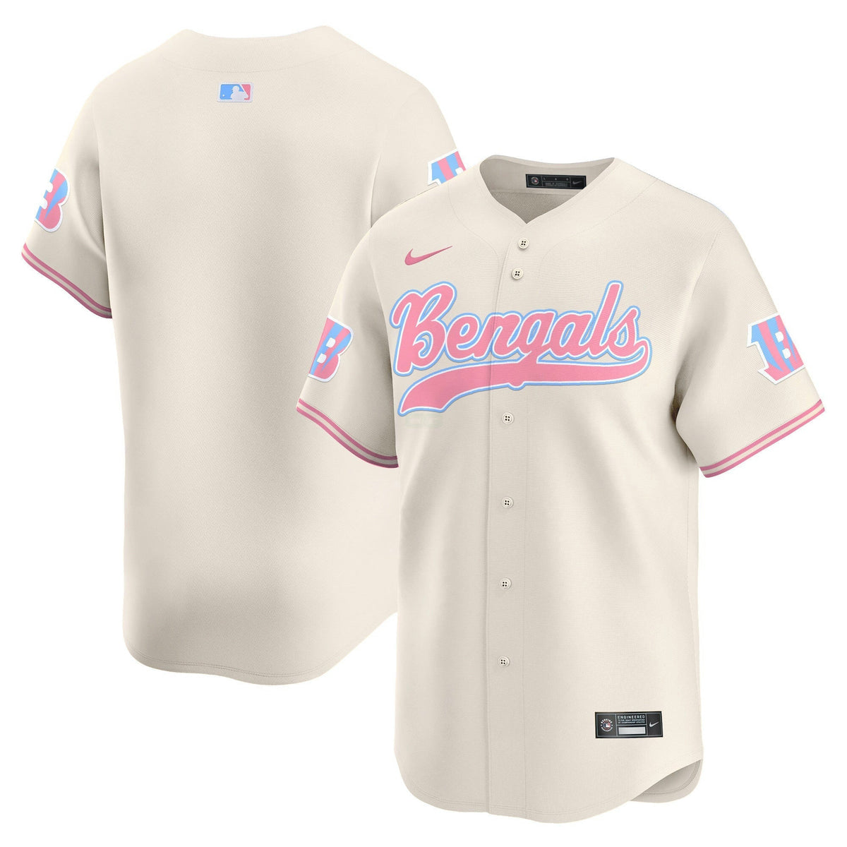 NFL Cincinnati Bengals Unisex Bubblegum Pink Vapor Premier Limited Jersey