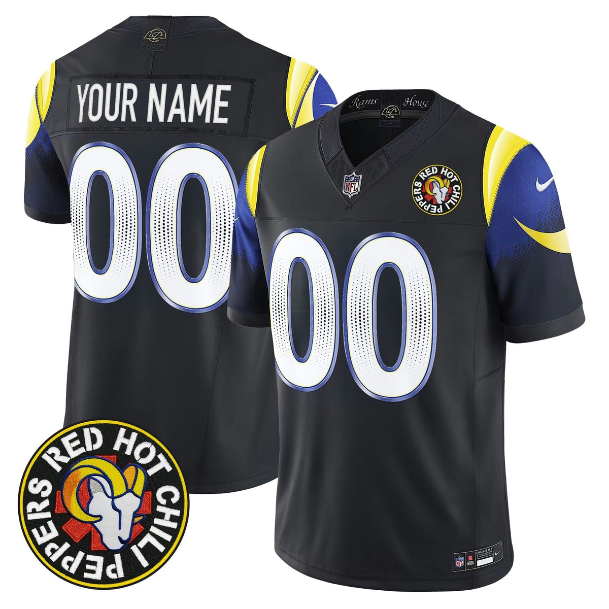 NFL Red Hot Chili Peppers x Los Angeles Vapor Limited Jersey - Custom