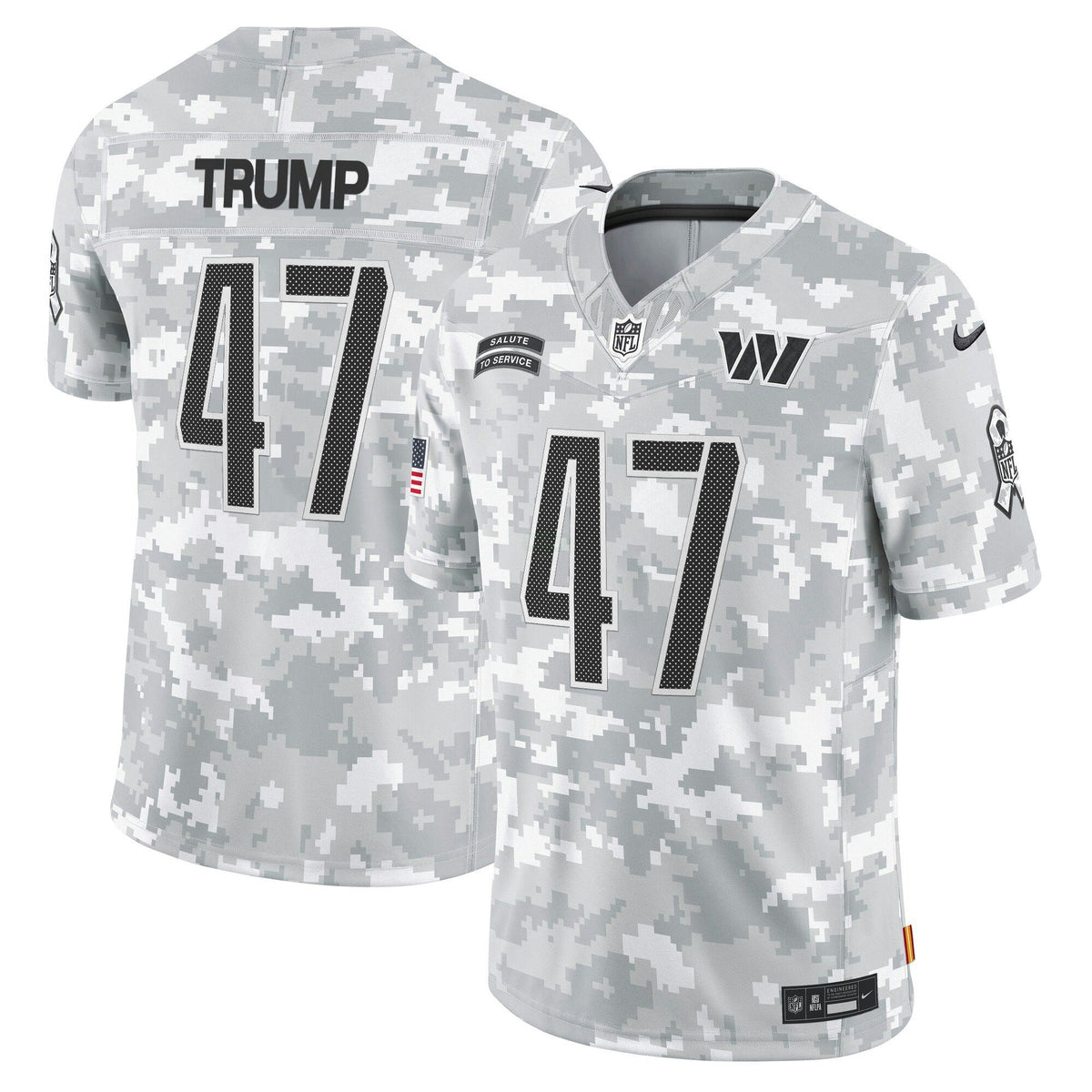 NFL Washington 2024 Salute to Service Vapor Limited Jersey – Arctic Camo
