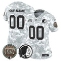 NFL Washington Commanders Washington Redskins 2024 Salute to Service Establishment Year Patch Vapor Limited Jersey