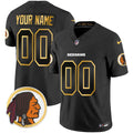 NFL Washington Commanders Washington Redskins Throwback Vapor Gold Trim Jersey