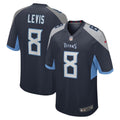NFL Will Levis Tennessee 2023 Draft Navy Jersey - Game