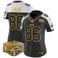 NFL Women’s 2024 AFC East Division Champions Gold Vapor Limited Jersey