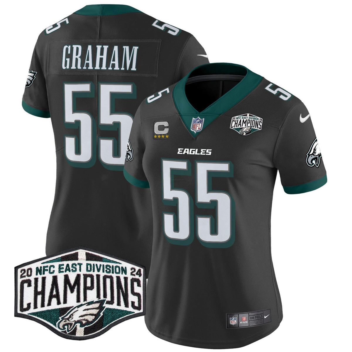 NFL Women’s 2024 NFC East Division Champions Vapor Limited Jersey