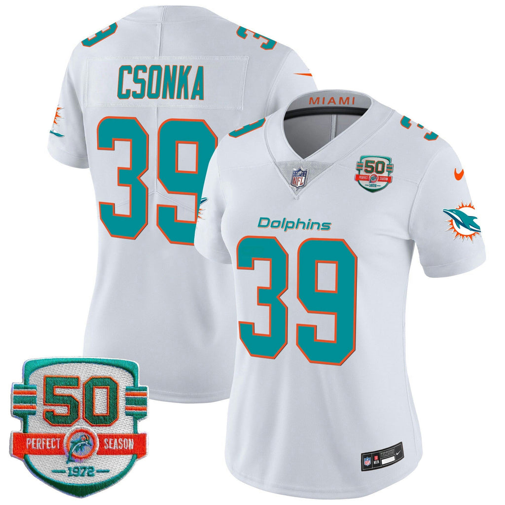 NFL Women’s 50th 1972 Perfect Season Patch Vapor Jersey