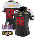 NFL Women’s AFC West Champions & Super Bowl LVIII Patch Vapor Jersey