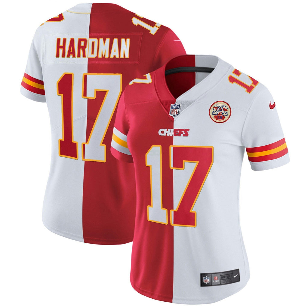 Jersey NFL Kansas City Chiefs Women’s White Gold & Black Gold