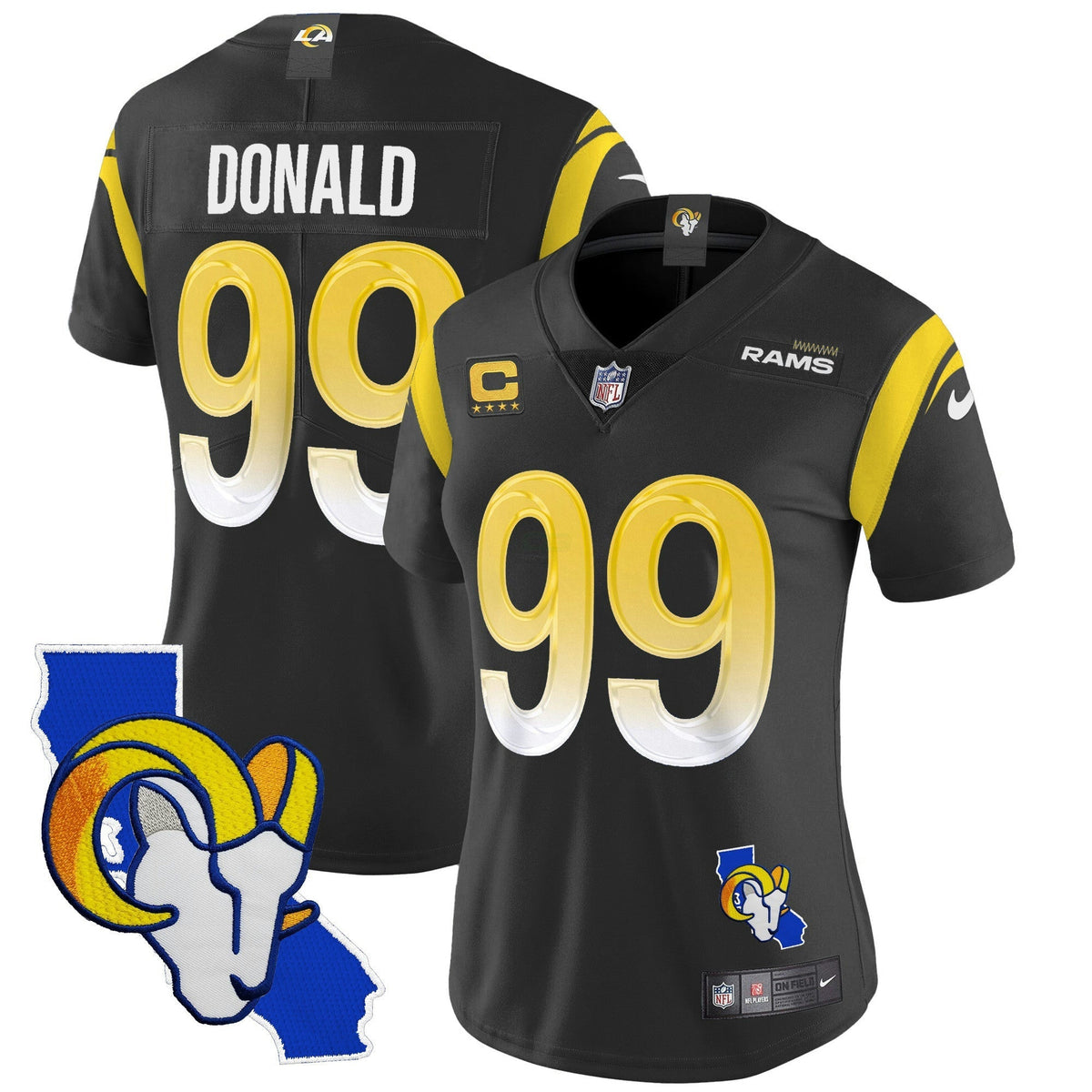 NFL Women’s California Patch Vapor Limited Jersey