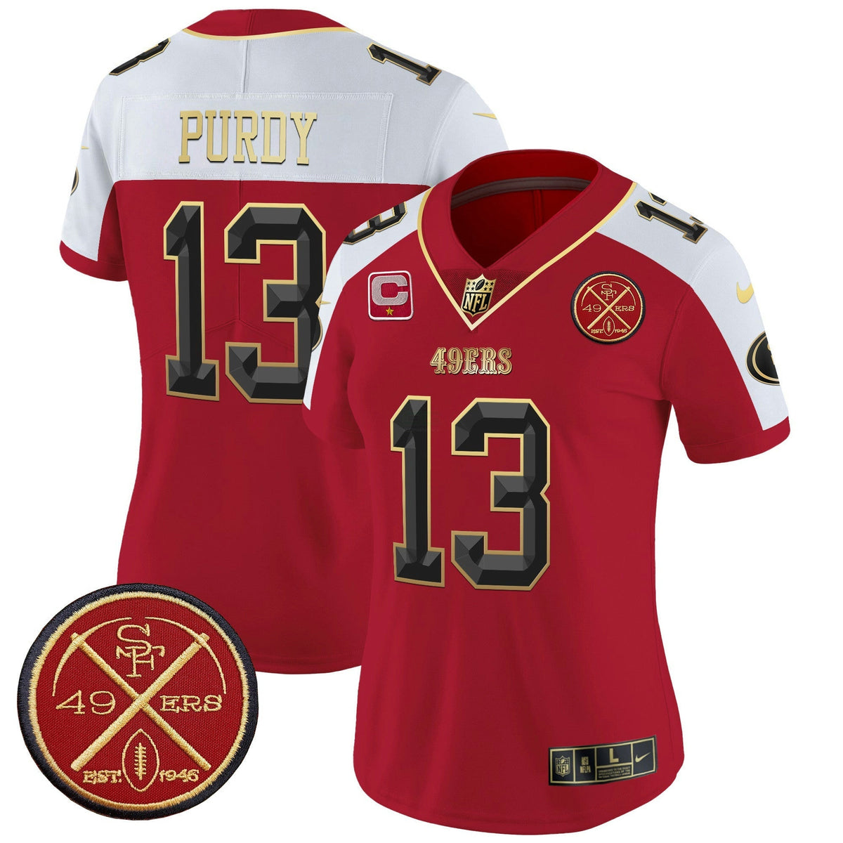 NFL Women’s Est.1946 Patch Vapor Limited Jersey V2