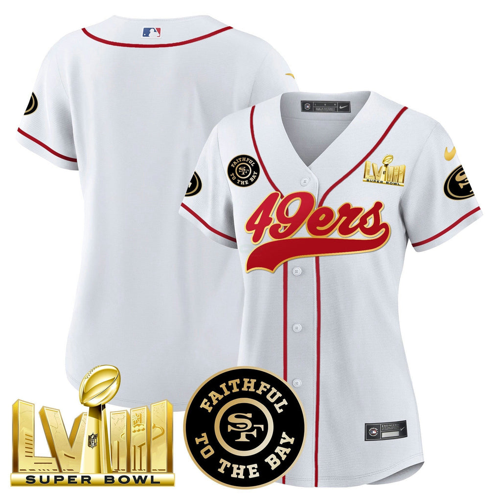 NFL Women’s Faithful & Super Bowl LVIII Gold Patch Jersey