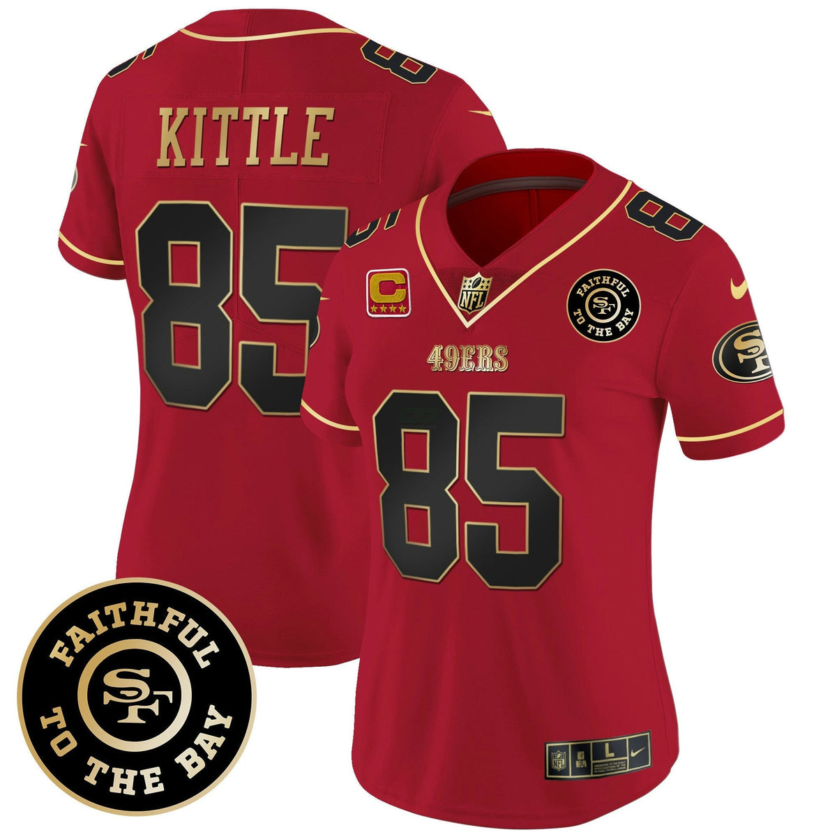 NFL Women’s Faithful To The Bay 2024 Patch Vapor Limited Jersey