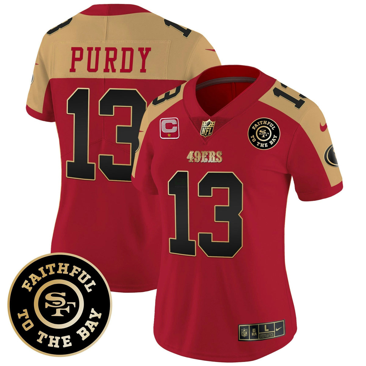 NFL Women’s Faithful To The Bay Patch Vapor Limited Jersey V7