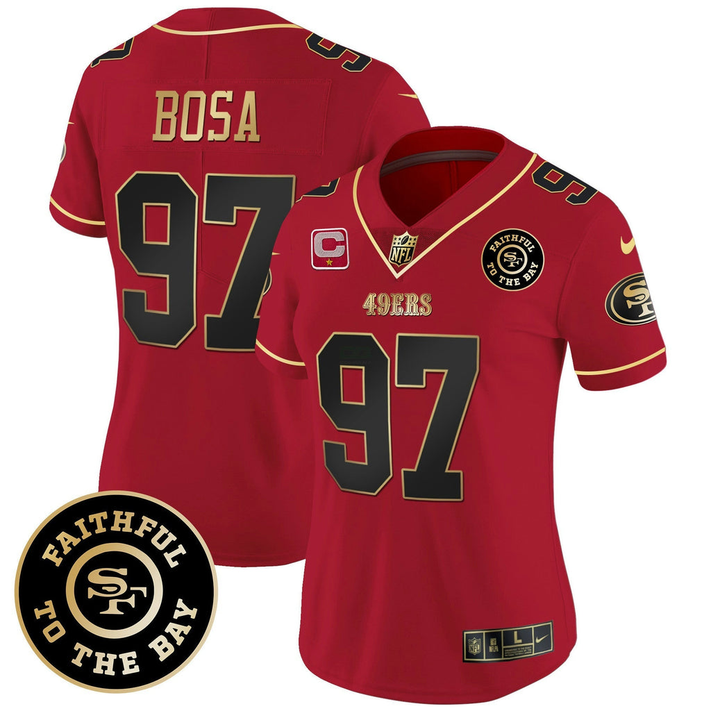 NFL Women’s Faithful To The Bay Patch Vapor Limited Jersey V7