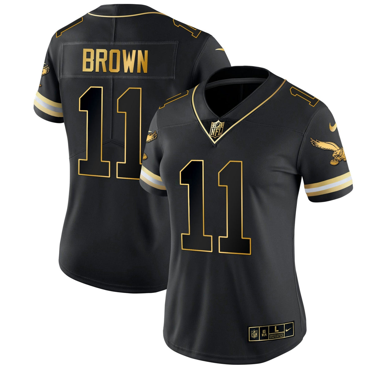 NFL Women’s Gold & Kelly Vapor Throwback Jersey