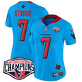 NFL Women’s Houston 2024 AFC South Division Champions Patch Vapor Limited Jersey