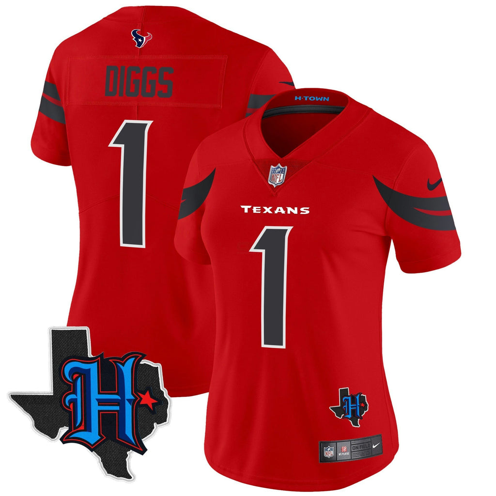 NFL Women’s Houston 2024 Texas Patch Vapor Limited Jersey V2