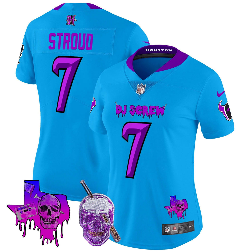 NFL Women’s Houston DJ Screw Vapor Limited Jersey
