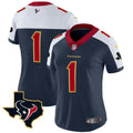 NFL Women’s Houston Gold Trim Vapor Jersey
